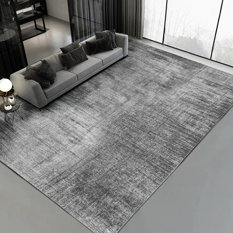 VIKAMA Light Luxury Living Room Carpet – Non-Slip Washable Floor Mat for Sofa & Bedroom
