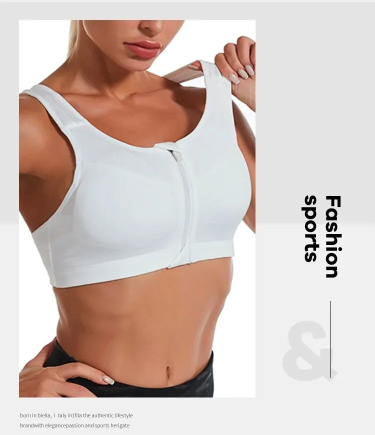 CZGUKE Yoga Fitness Bra Shock-absorbing Sports Bra Breathable and Quick Drying Training Running WOMEN'S Underwear