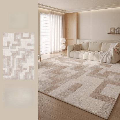 Cream Style Rugs for Bedroom Large Area Living Room Decoration Plush Carpet Home Fluffy Soft Floor Mat Thick Washable Lounge Rug