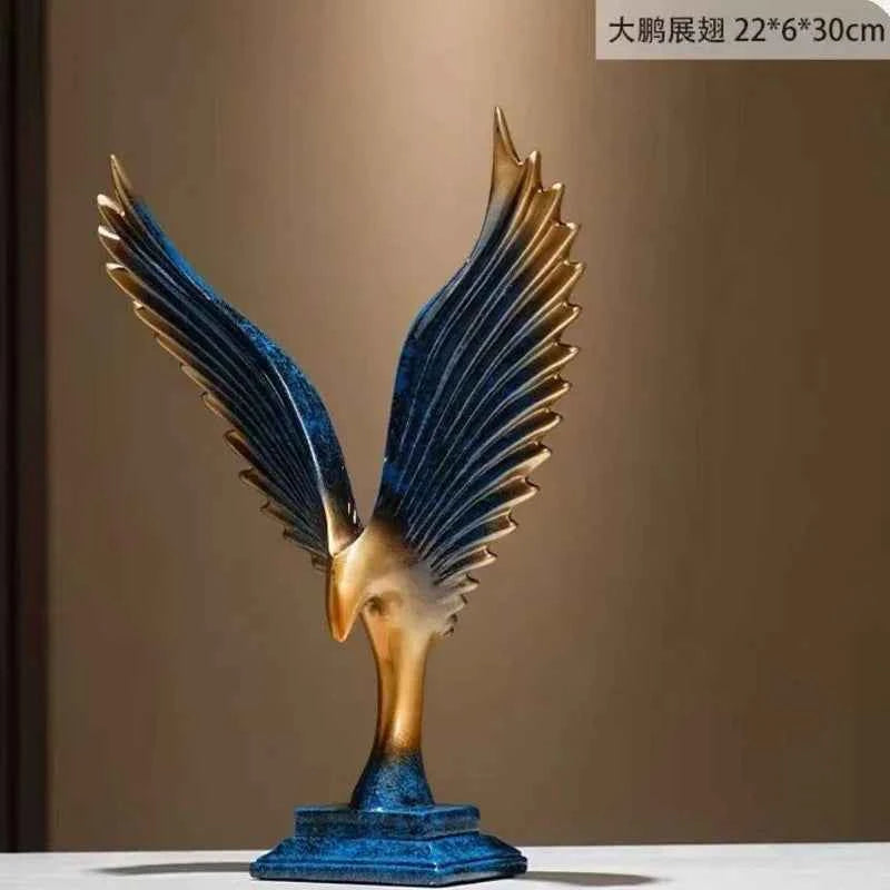 Creative Decor Sculptures Luxury Ornament  Artistic Soft Decoration  Modern Minimalist Living Room Office Wine Cabinet Decor