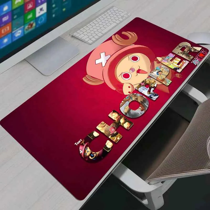 One Piece Tony Tony Chopper Gaming Mouse Pad Gamer Home Computer HD Mousepad XXL  Keyboard Pad Carpet Non-Slip Office Mouse Mats