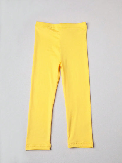 Girl Pants Soft Elastic Kids Leggings Candy Color Girls Skinny Pant Solid Color Trousers for Aged 2-12 Years Children Daily Wear