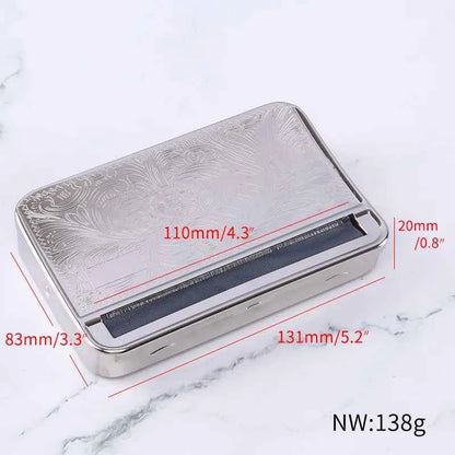 70/78/110mm Paper Rolling Machine Tobacco Box Kit Semi Automatic Cigarette Maker for Storing Lighter Smoking Pipe Accessories