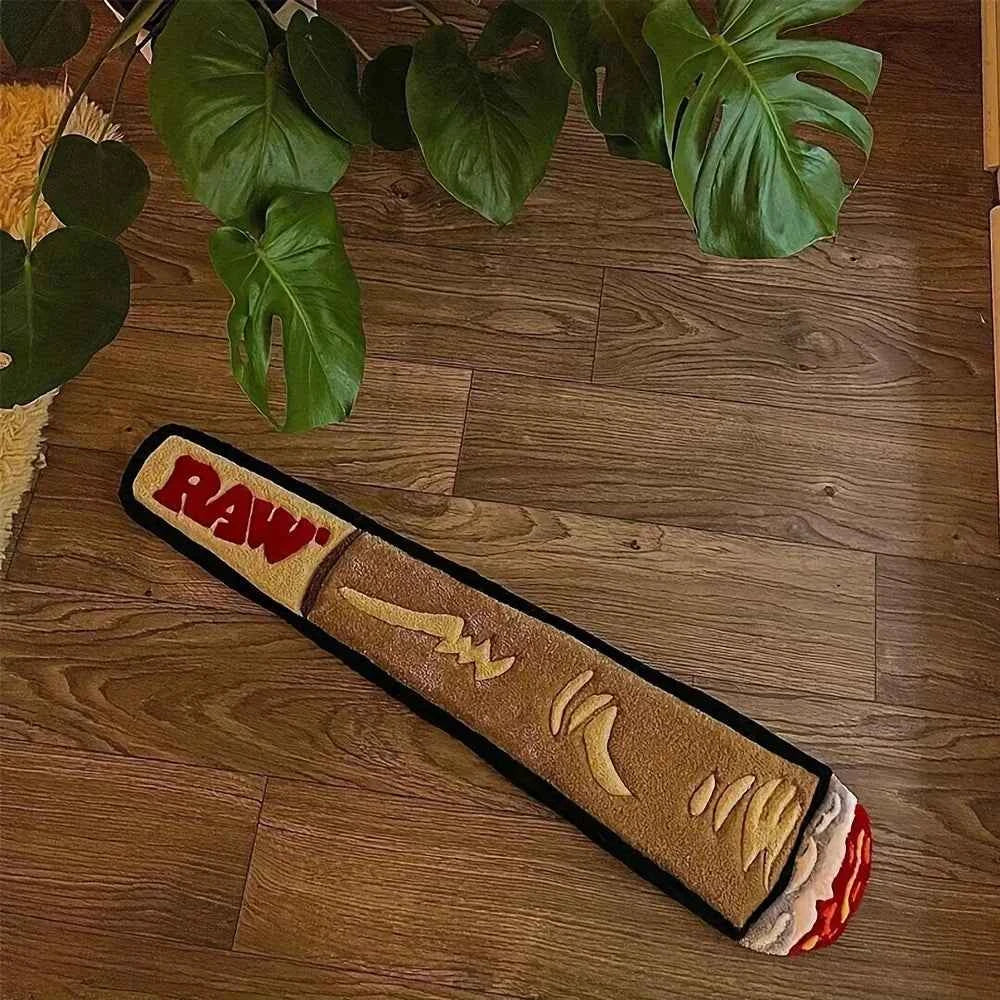 VIKAMA Creative Carpet Smoking And Cigar Mat Comfortable And Warm Living Room Carpet Bedroom Side Rug Home Decoration