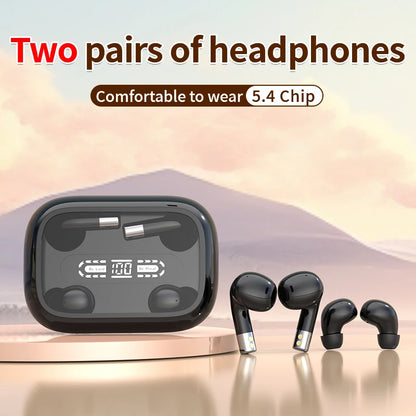 2-in-1 Wireless Earbuds – Sleep & Sport, HiFi 4D Bass, Noise Reduction, Ultra Long Battery