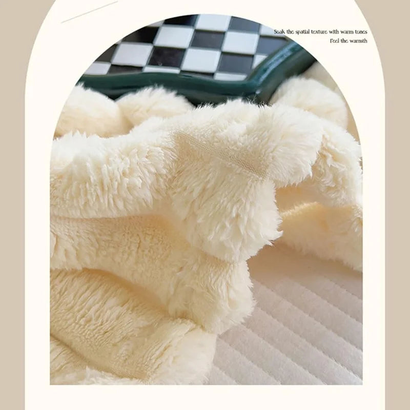 Soft Large Blanket, Suitable for Sofa Bed, Plush Blanket, Sofa Blanket, Multifunctional Blanket, Fluffy Soft Blanket, Suitable for Bed and Sofa Blanket, Single Double Bed