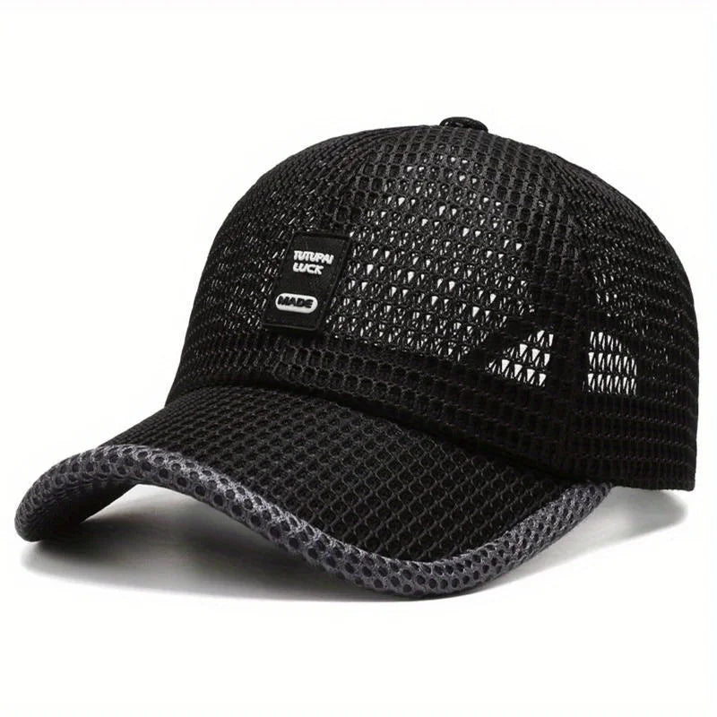 Summer Baseball Cap UV Protection Sun Visors Hat Breathable Mesh Outdoor Hiking Fishing Cap Adjustable Snapback Sun Cap Hat