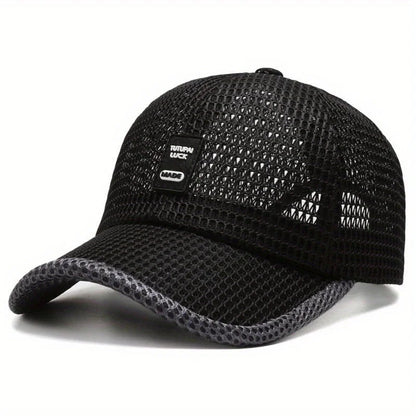 Summer Baseball Cap UV Protection Sun Visors Hat Breathable Mesh Outdoor Hiking Fishing Cap Adjustable Snapback Sun Cap Hat