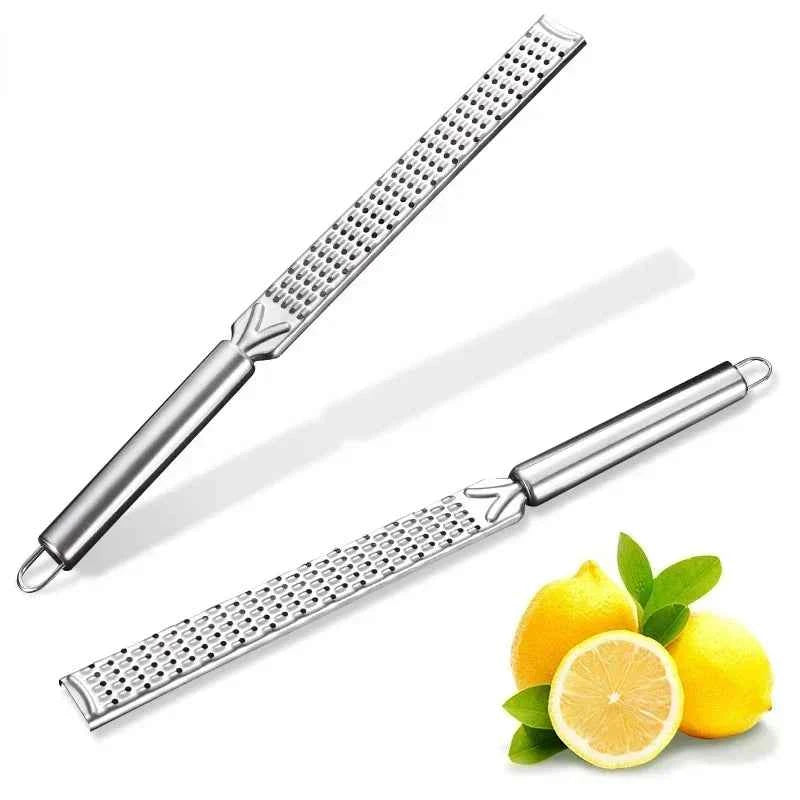 Stainless Steel Long Handle Cheese Grater Cheese Scrubber Lemon Chocolate Scraping Tool Home Kitchen Accessories