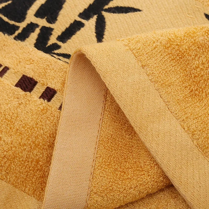 Single Piece Bamboo Fiber Towel, Thickened Quick Dry Absorbent Luxury Soft - Bath Towel