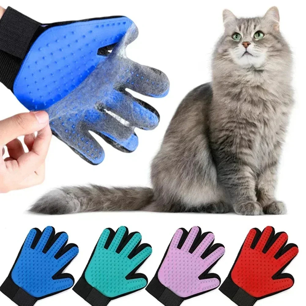 Soft-Bristle Cat Grooming Glove