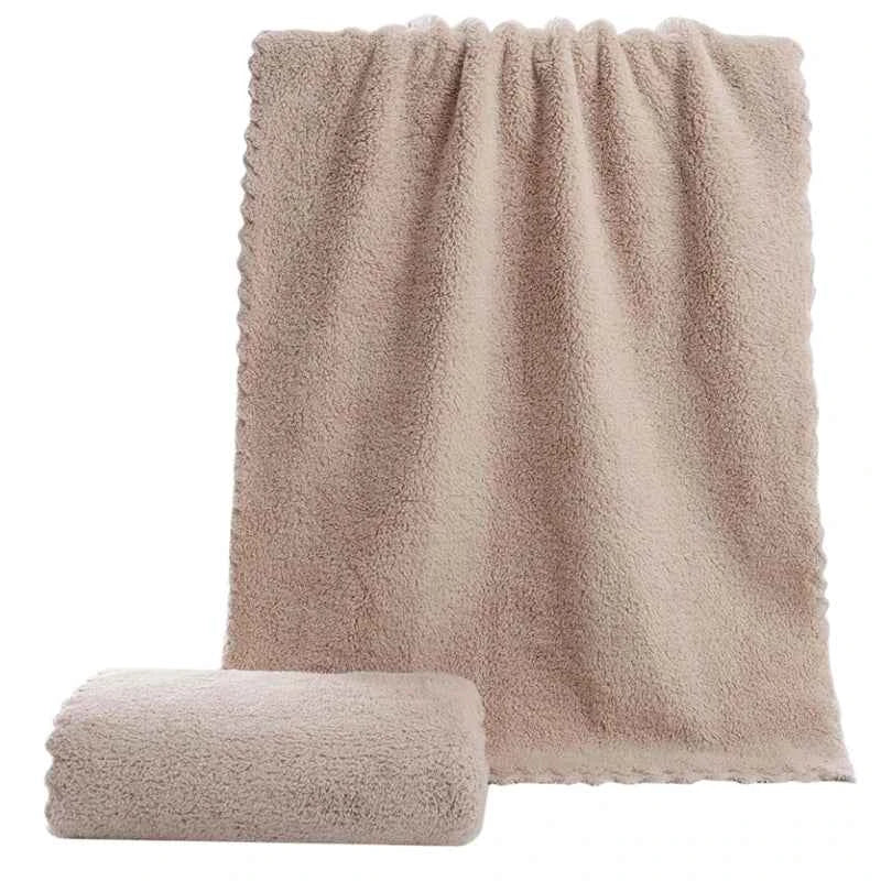 Bath Towels Winter Microfiber Towel Bathroom Men Women Soft Terry Gift For Adults Super Absorbent Cloth For Home