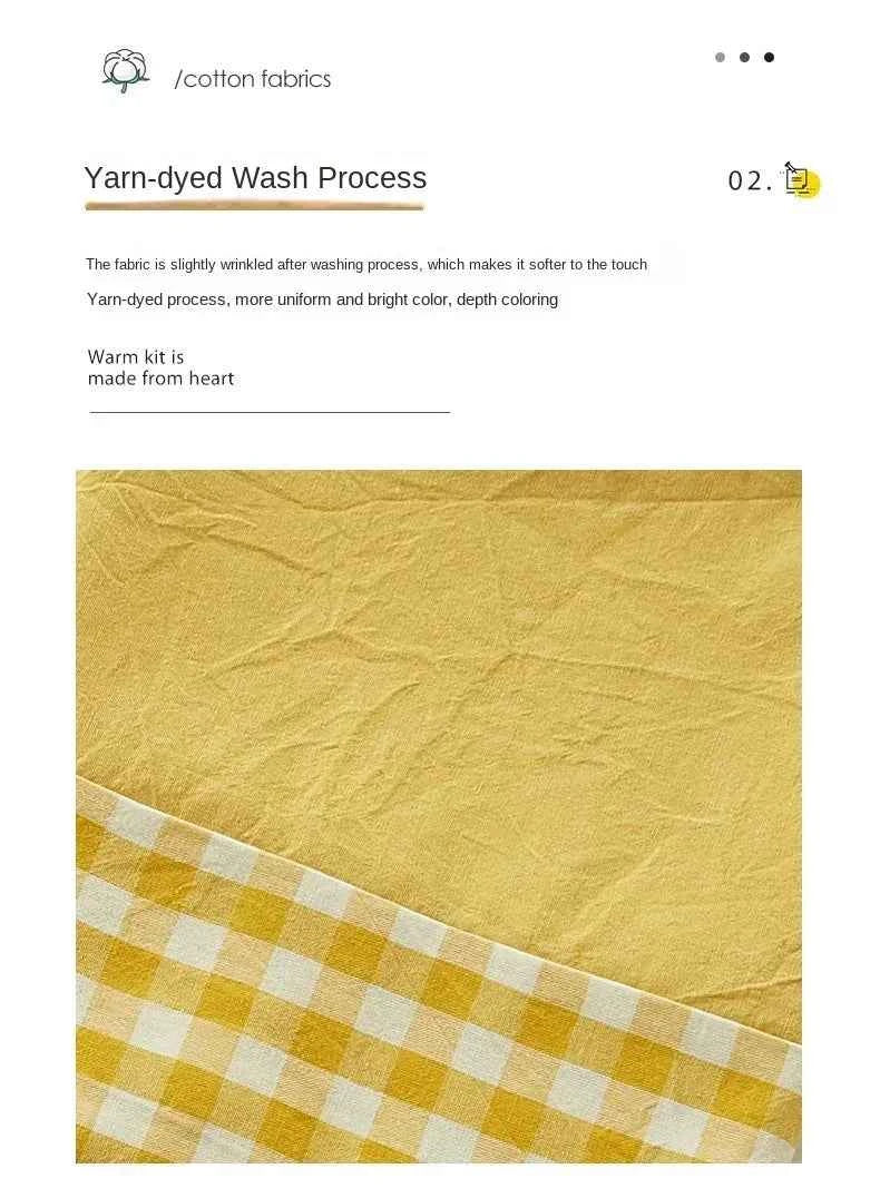 Pillowcase Envelope Style Plaid Couples Plain Ins 48x74cm 100% Pure Cotton Home Textile Household Bedroom Throw Pillow Case