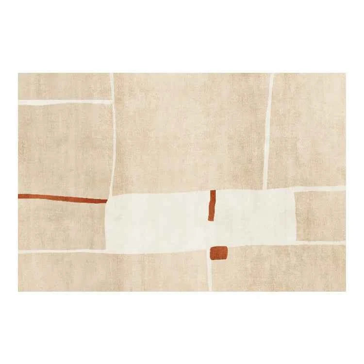 Japanese Minimalist  Living Room Decoration Plush Carpet Soft Rugs for Bedroom Lounge Rug Non-slip Fluffy Mat Large Area Carpets