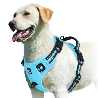 No-Pull Adjustable Dog Harness with Control Handle