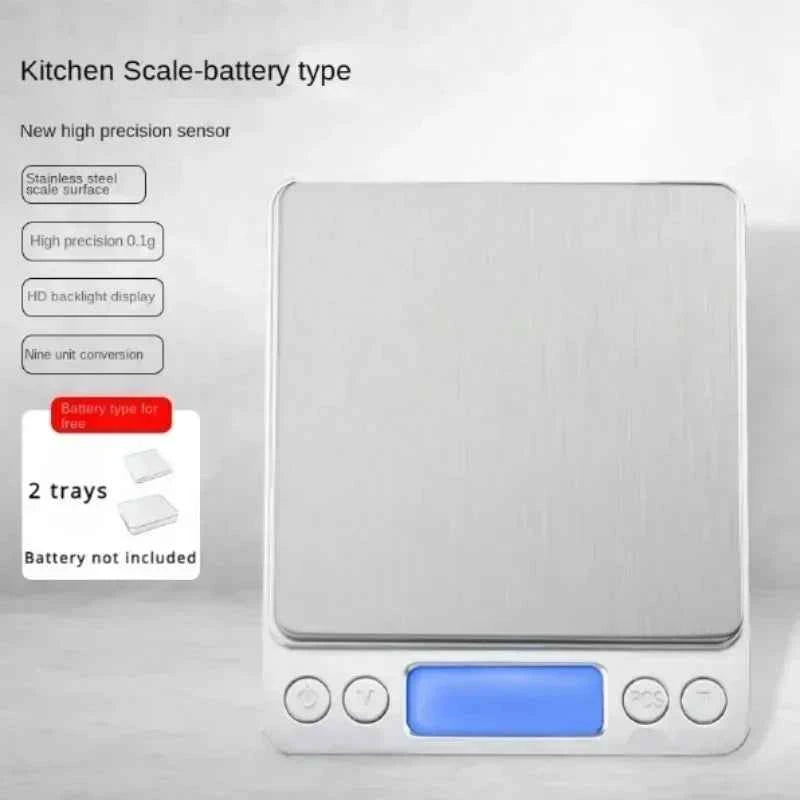 Coffee Scale Kitchen Accessories  Electronic Scale LCD Display Mini Digital Weight Bakeware Measuring Tool Kitchen Scale Balance