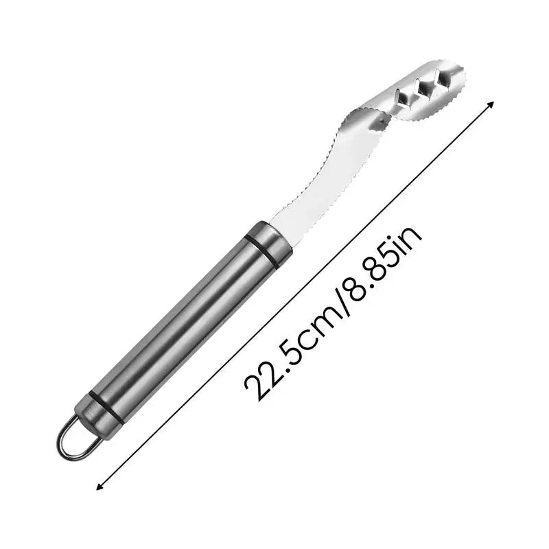 Stainless Steel Fruit and Vegetable Corer with Seed Remover and Pepper Seeder