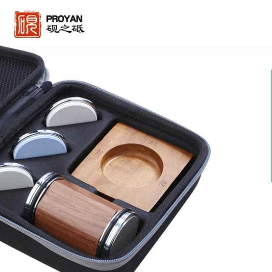 PROYAN Professional Sharpening stone Roller type Fixed Knife Sharpener Diamond Ceramic Whetstone DIY Woodwork Tool Grindstone