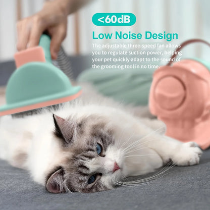 Pet Grooming Vacuum Kit with Clipper Attachment