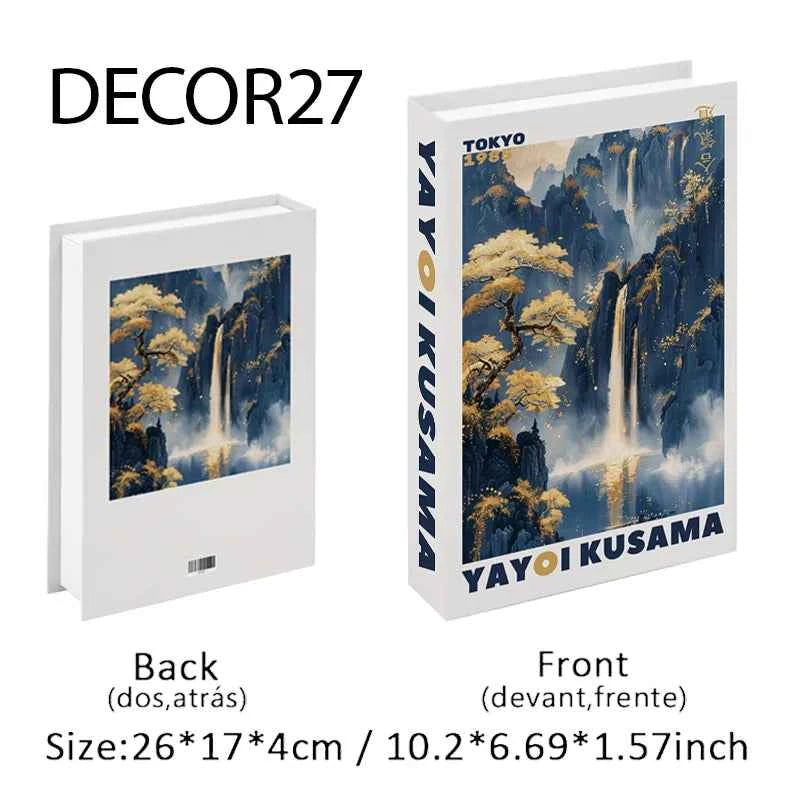 Decorative Faux Books Storage Box Coffee Table Hotel Bedroom Living Room Bookshelf Home Decor Interior Aesthetics Shooting Props