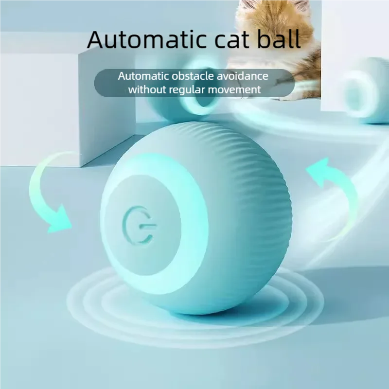 Smart Automatic Rolling Ball Interactive Cat Toy