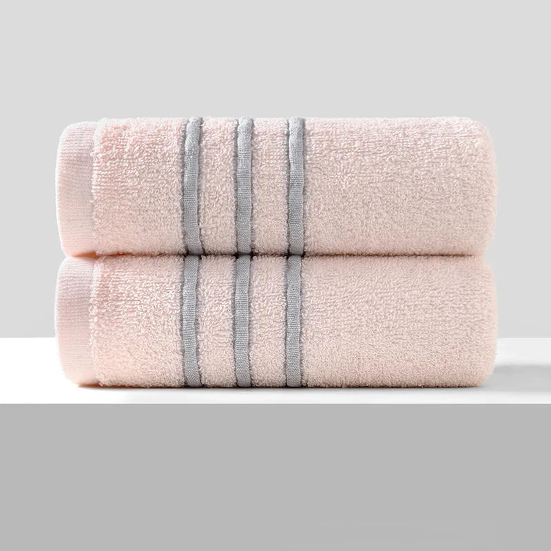 Extra-Thick Pure Cotton Bath & Face Towel — Home & Hotel