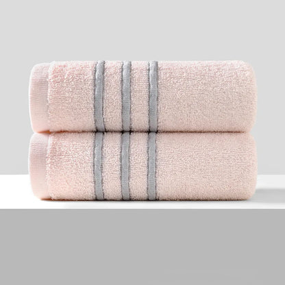 Extra-Thick Pure Cotton Bath & Face Towel — Home & Hotel