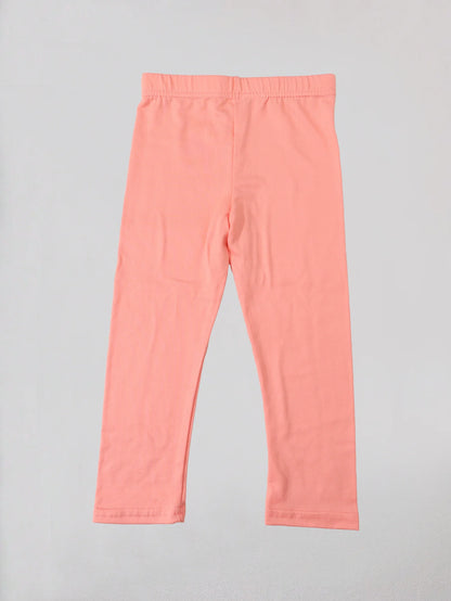 Girl Pants Soft Elastic Kids Leggings Candy Color Girls Skinny Pant Solid Color Trousers for Aged 2-12 Years Children Daily Wear