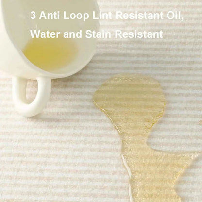 VIKAMA Simple Cream Wind Carpet Living Room Three Anti-Loop Pile Household Bedside Rug Bedroom Carpet Full Spread