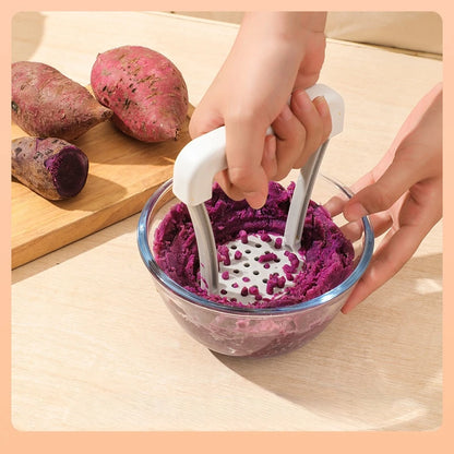 Manual Potato Masher Durable Potato Ricer Kitchen Vegetable Masher With Non-Slip Handle Fruit Juicer Kitchen Gadgets