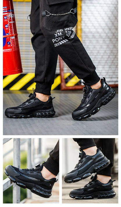Men’s Safety Work Shoes — Steel Toe, Puncture-Proof & Anti-Smash