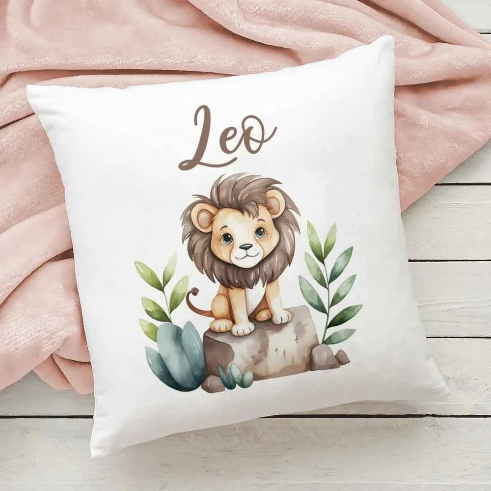 Personalized Pillow Cover Fire Custom Name Pillow Dust Case Kids Bedroom Decor Pillowcase Birthday Shower Gifts for Children