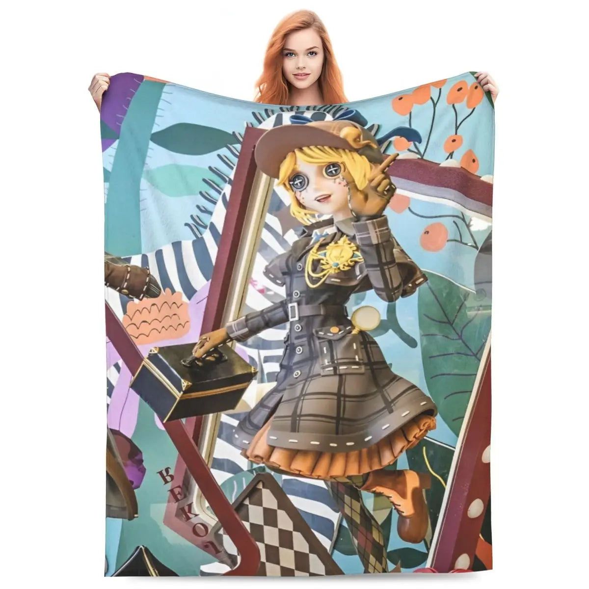 Super Warm Blanket Travel Office Identity V   Bedding Throws Flannel Bedspread For Outdoor Funny Sofa Bed Cover