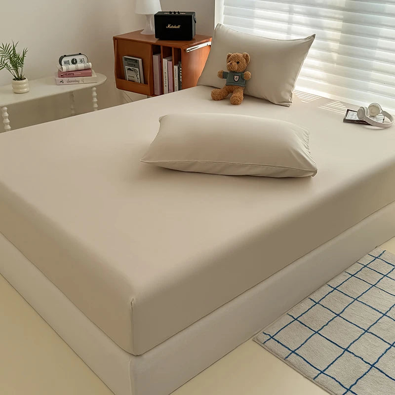 Solid Color Fitted Sheet | Single to Queen