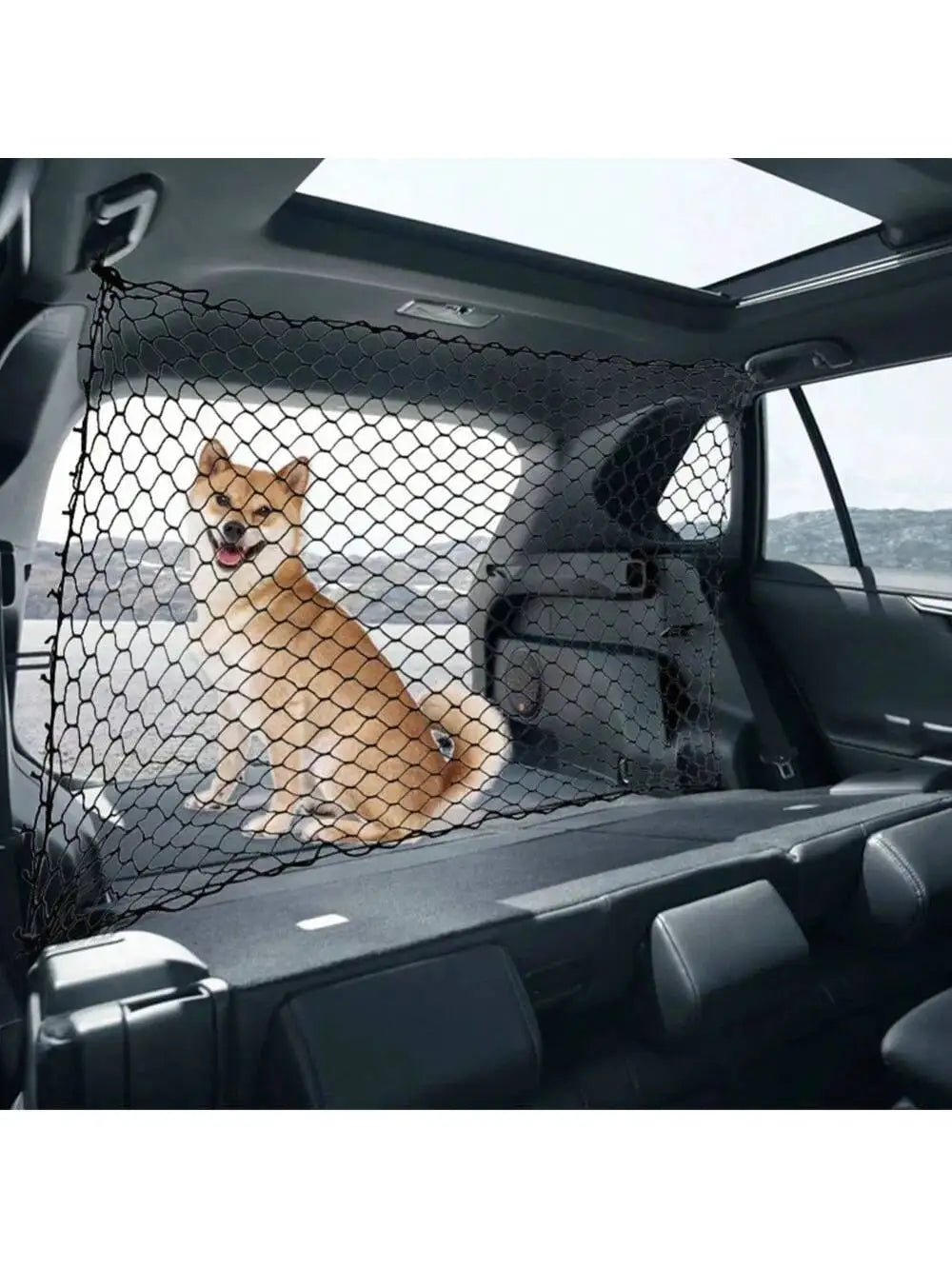 Elastic Car Trunk Fence Net for Dog Safety
