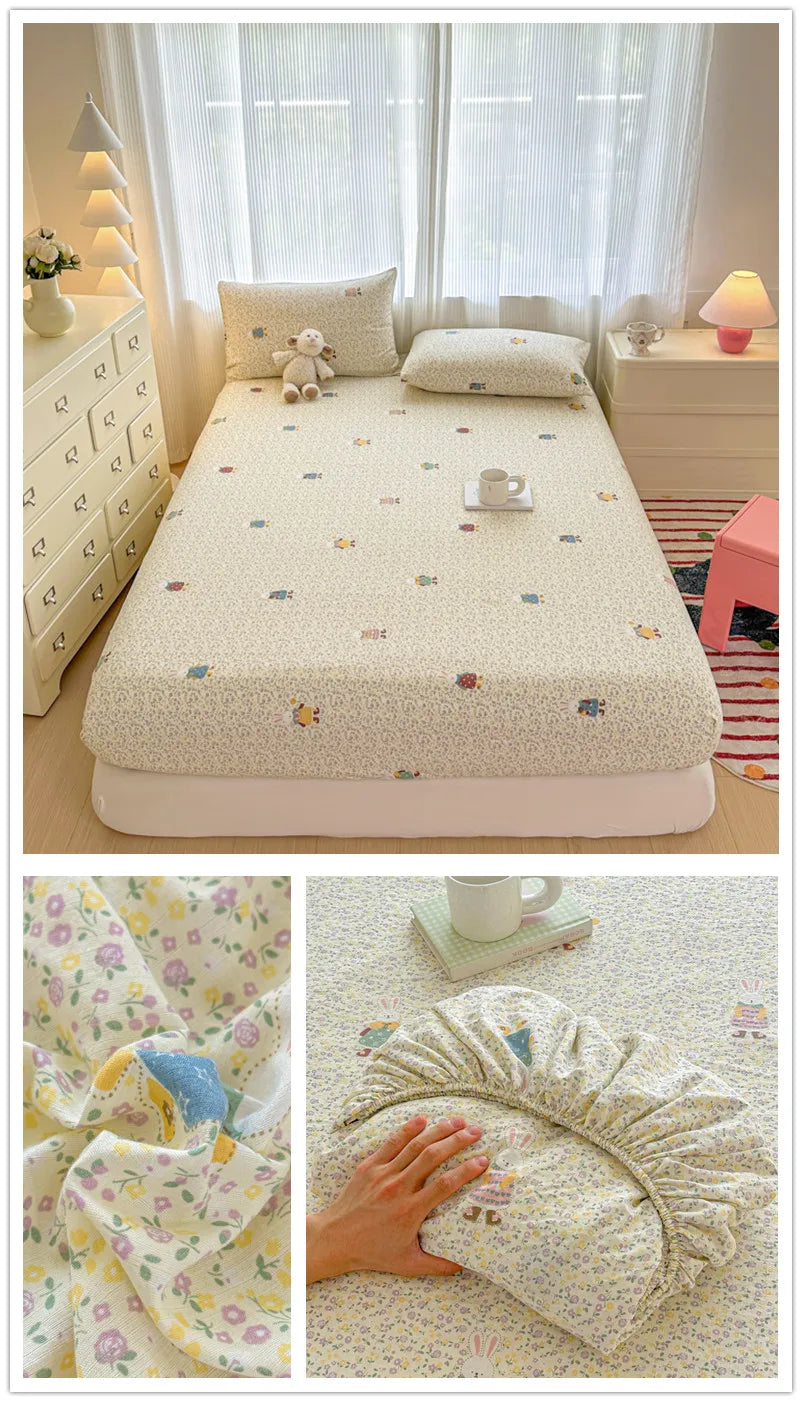 Bonenjoy Soft Fitted Sheet for Adults & Kids Rooms