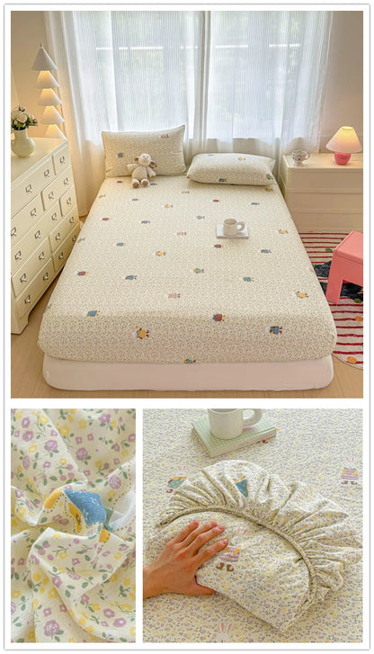 Bonenjoy Soft Fitted Sheet for Adults & Kids Rooms