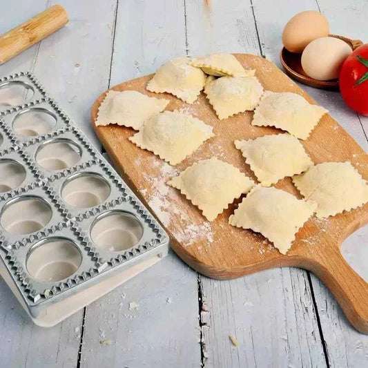 Ravioli Mold Dumpling Mould DIY Dumpling Maker Ravioli Maker Mould Alloy Aluminum Ravioli Stamp Cutter Mold Kitchen Accessories