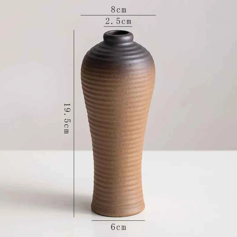 Creative Irregular Stone Shape Ceramic Vase Flowers Plant Potted Hydroponics Mini Vase Interior Aesthetics Home Decoration Gifts