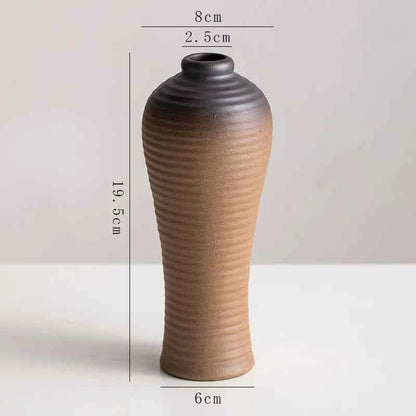 Creative Irregular Stone Shape Ceramic Vase Flowers Plant Potted Hydroponics Mini Vase Interior Aesthetics Home Decoration Gifts
