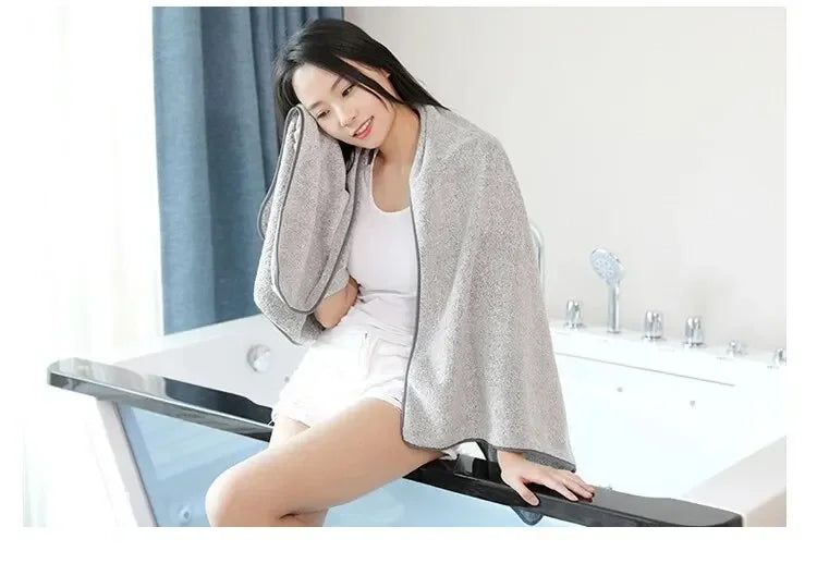 Thickened Bath Towels for The Body Microfiber Towel for Gym Shower Robe for Spa Beath Home