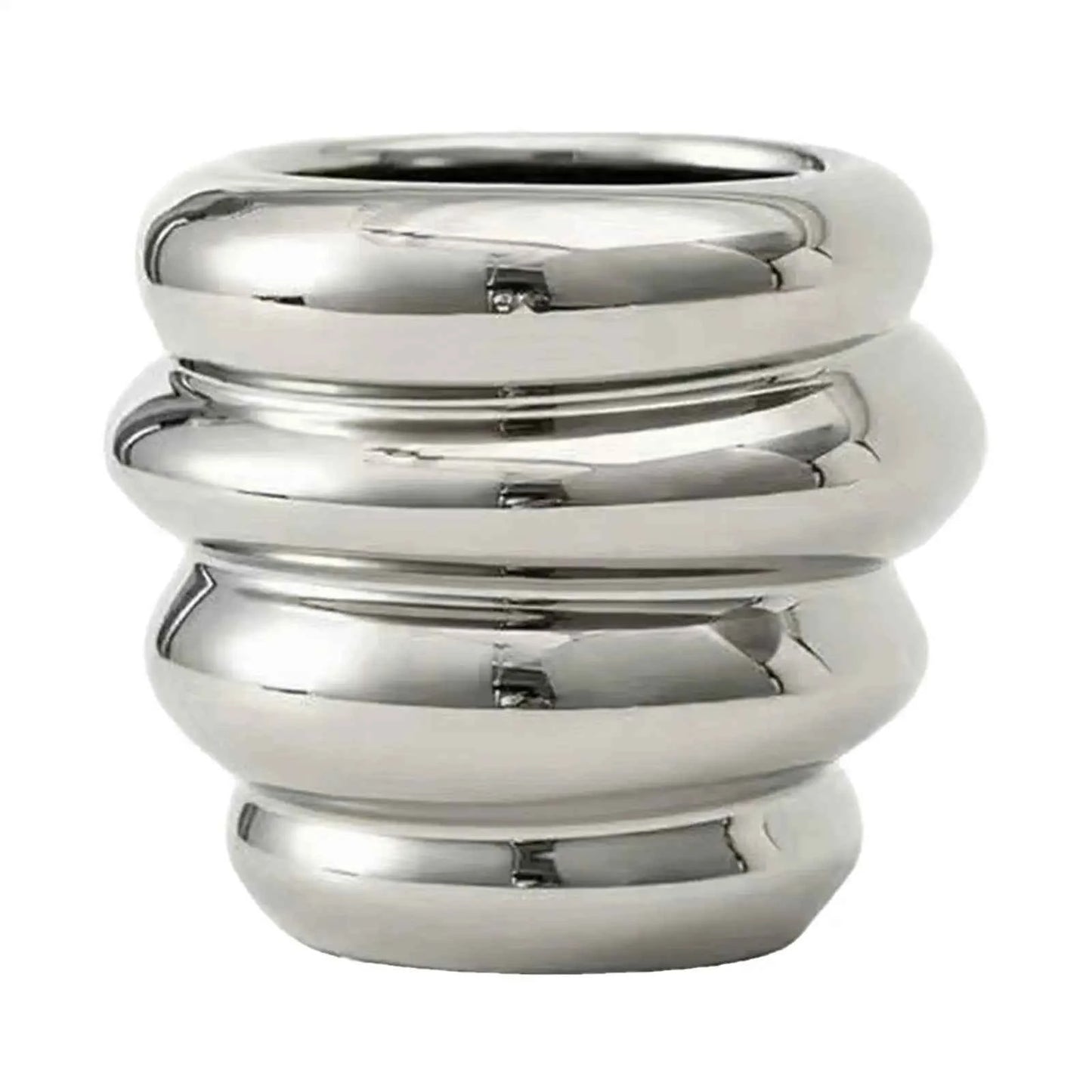 Ceramic Flower Vase Plants Holder Planter Decors Cosmetics Lipstick Bud Vase Flower Pot Makeup Brush Holder for Bathroom Dresser