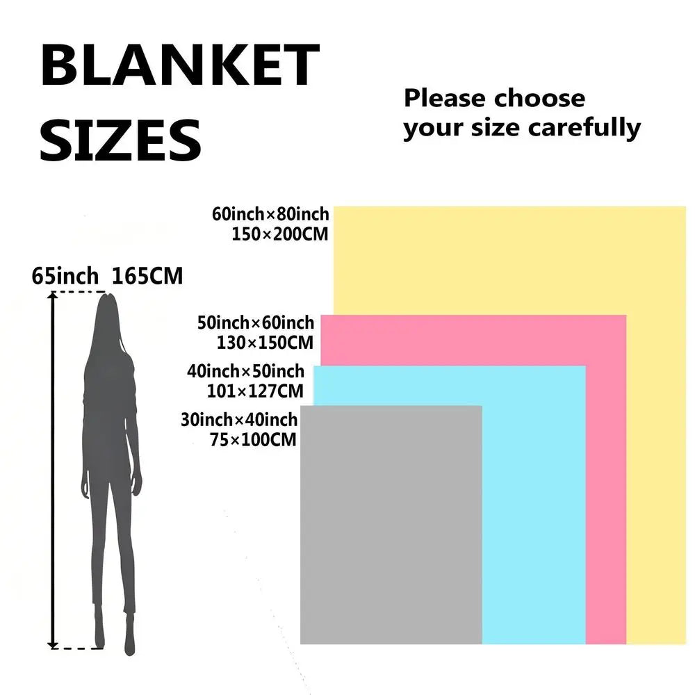 Halloween Skeleton Dancing Decorative Throw Blanket Soft Cozy Flannel Large Festive Blanket for Sofa Bed Couch Travel Camping Living Room Warm Bedspread Night Party Gift
