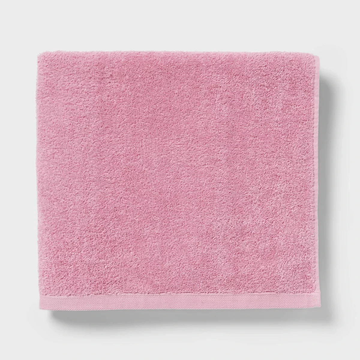 Pink Everyday Bath Towel Soft Absorbent Quick-Dry Comfortable Home