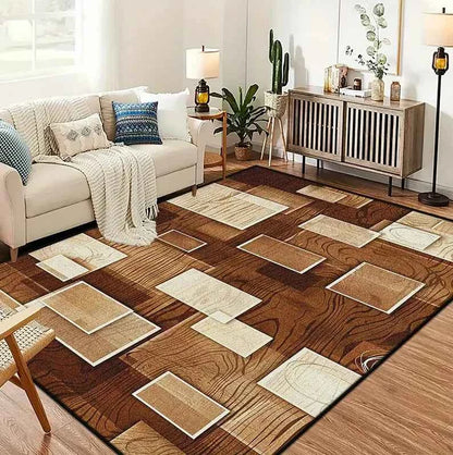 Geometric Large Carpet Light Luxury European and Carpet Home Sofa and Tea Table Mat Indoor Outdoor Carpet Floor Mat Decoration