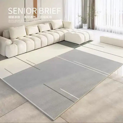 VIKAMA Light Luxury Anti-Slip Dirt-Resistant Area Rug – Soft Carpet for Living Room, Bedroom & Sofa