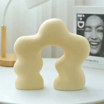 Classical Ceramic Ornaments Home Decor White and Black Decoration Nordic Special-shaped Modern Minimalist Ceramic