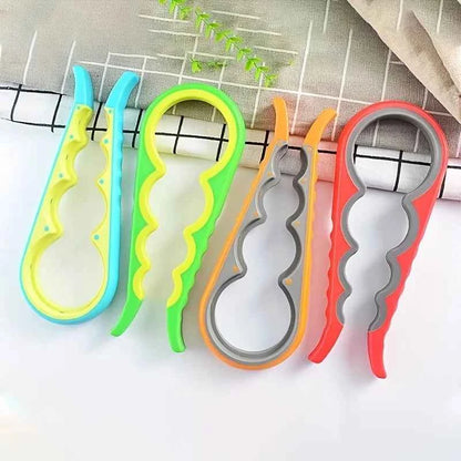 4-in-1 Easy-Grip Can Opener for Elderly - Senior-Friendly Kitchen Gadget & Thanksgiving Gift, Dishwasher Safe Home Essentials