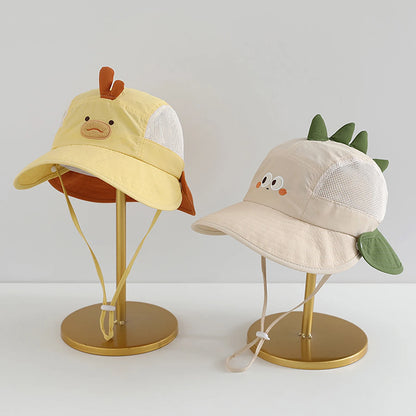 Bear & Rabbit Ears Baby Beach Sun Hat