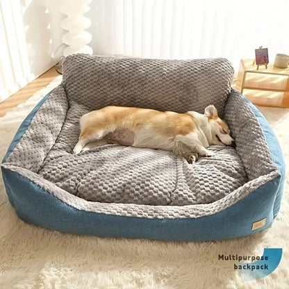 XXL Extra-Large Dog Sofa Bed — 47x37" Soft Mattress for All Seasons